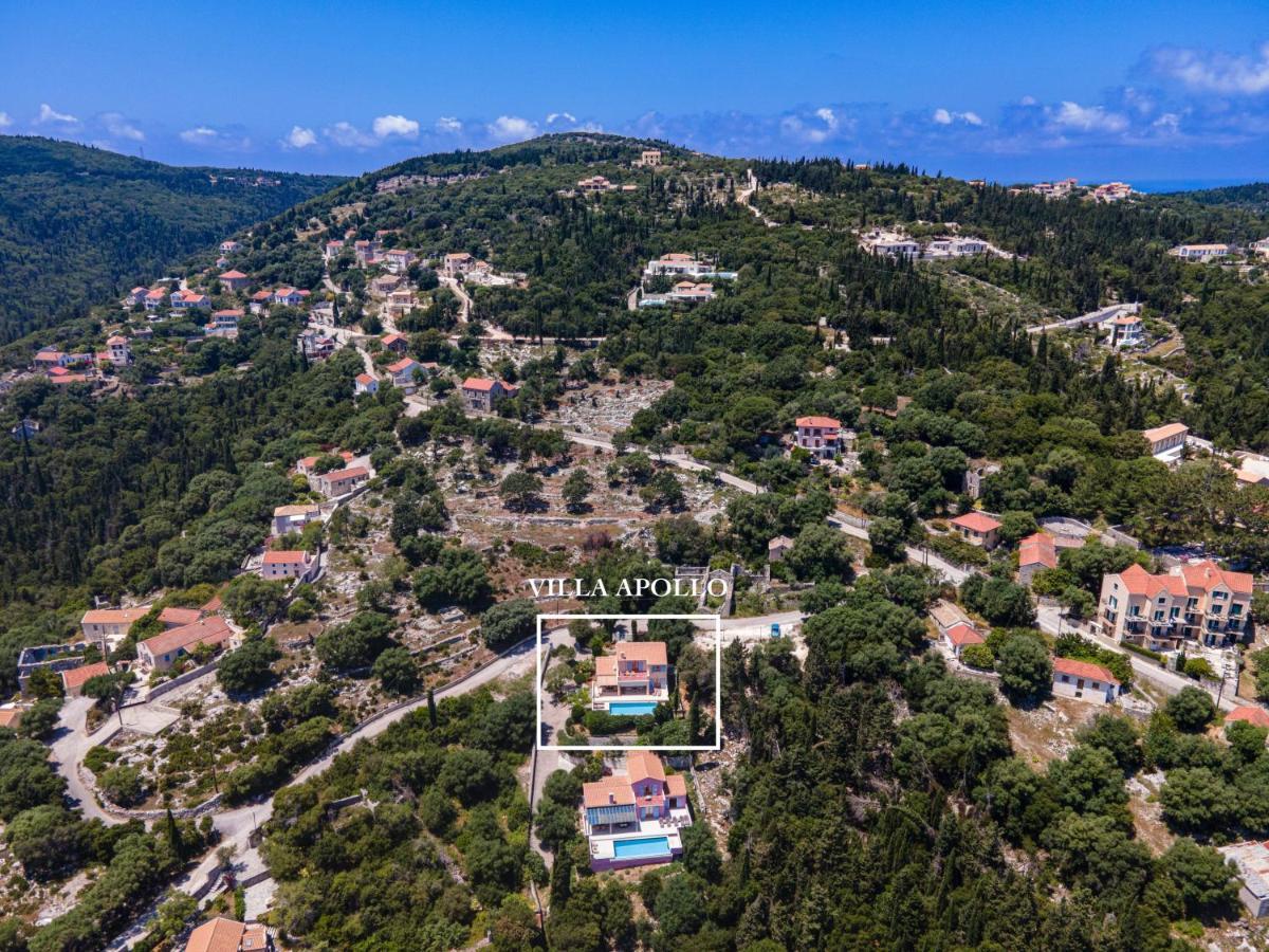 Villa Apollo Up To 8Px, Private Pool フィスカルドン エクステリア 写真