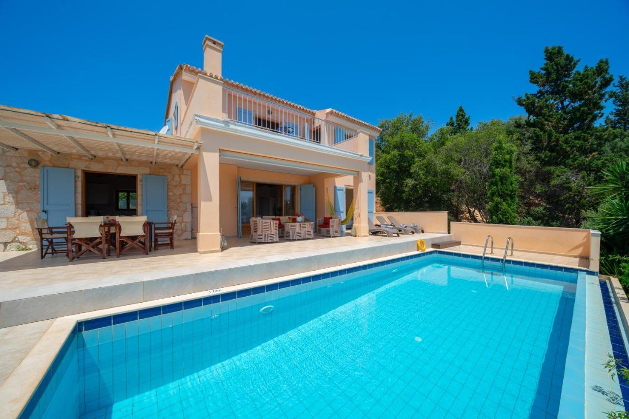 Villa Apollo Up To 8Px, Private Pool フィスカルドン エクステリア 写真