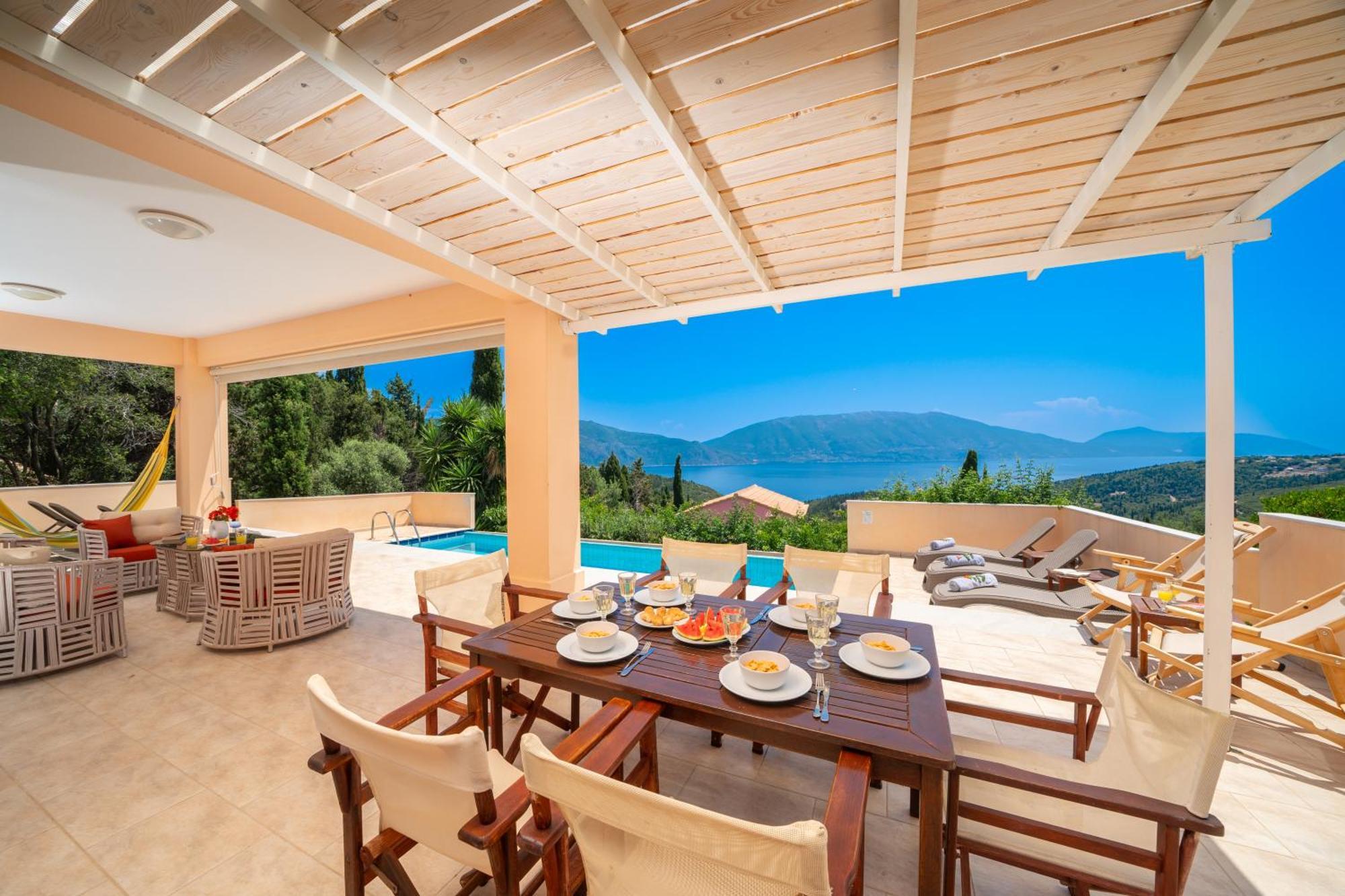 Villa Apollo Up To 8Px, Private Pool フィスカルドン エクステリア 写真