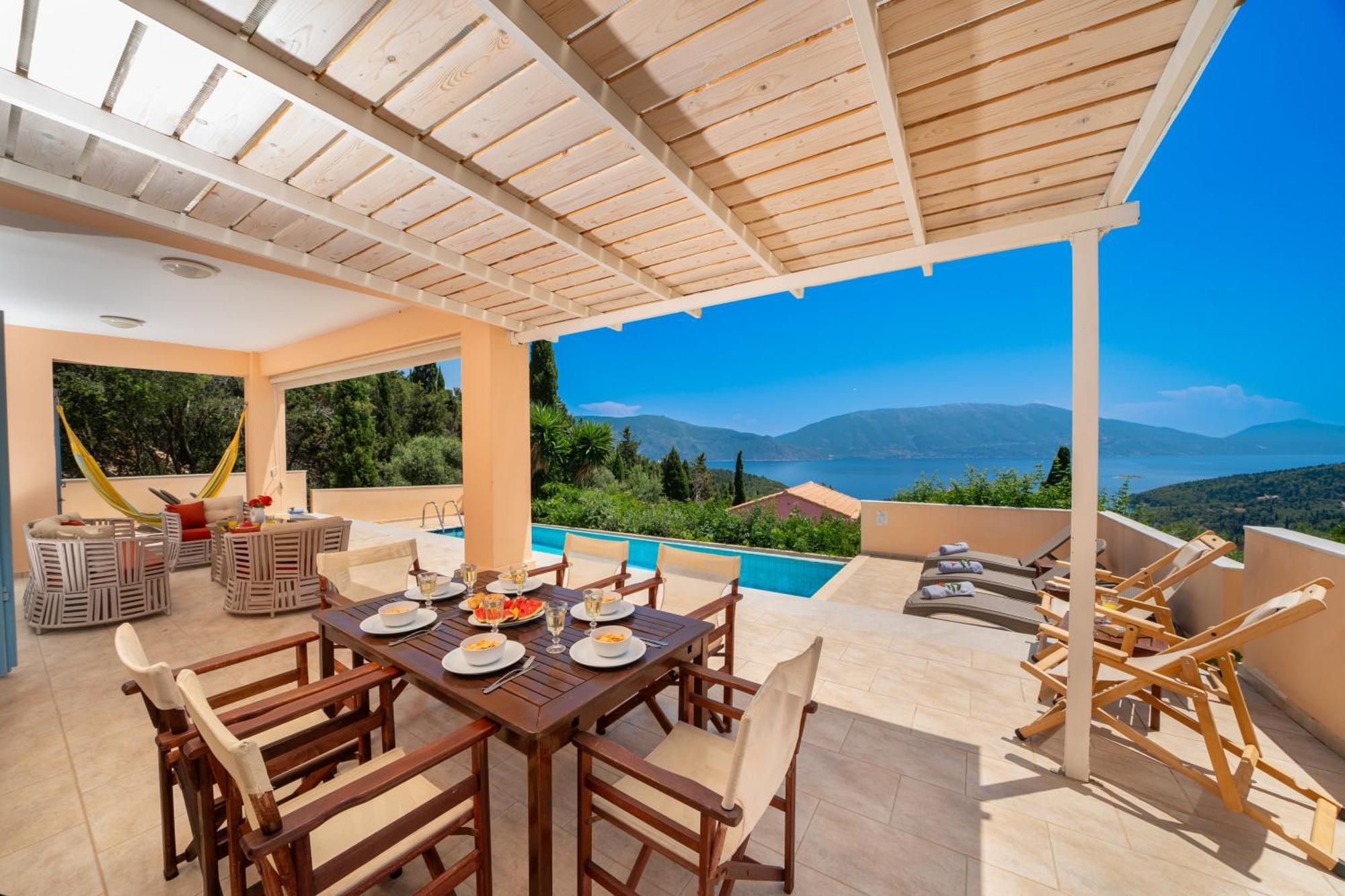 Villa Apollo Up To 8Px, Private Pool フィスカルドン エクステリア 写真