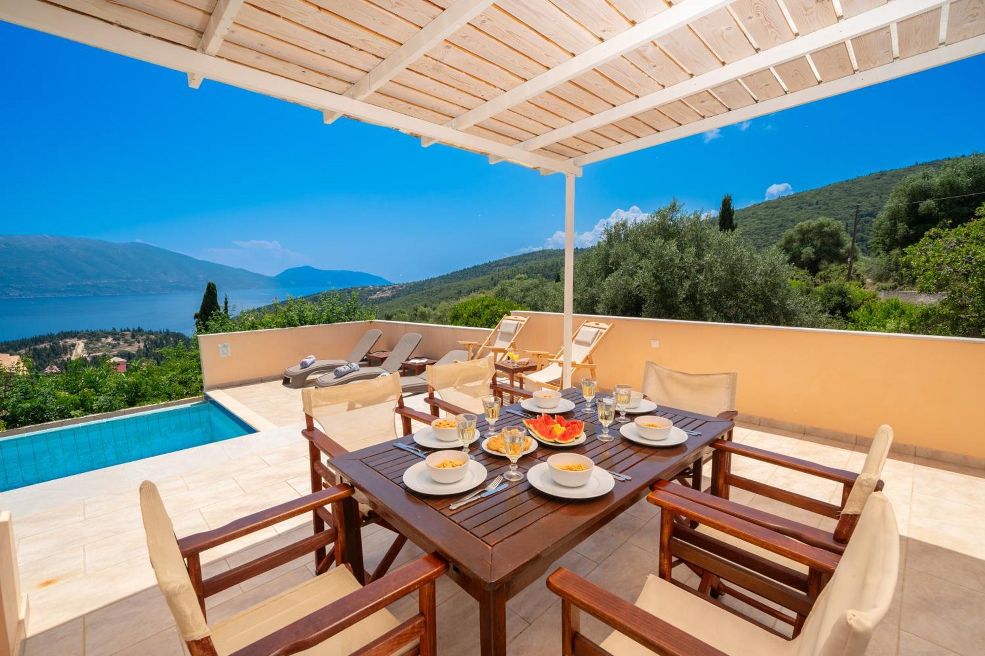 Villa Apollo Up To 8Px, Private Pool フィスカルドン エクステリア 写真