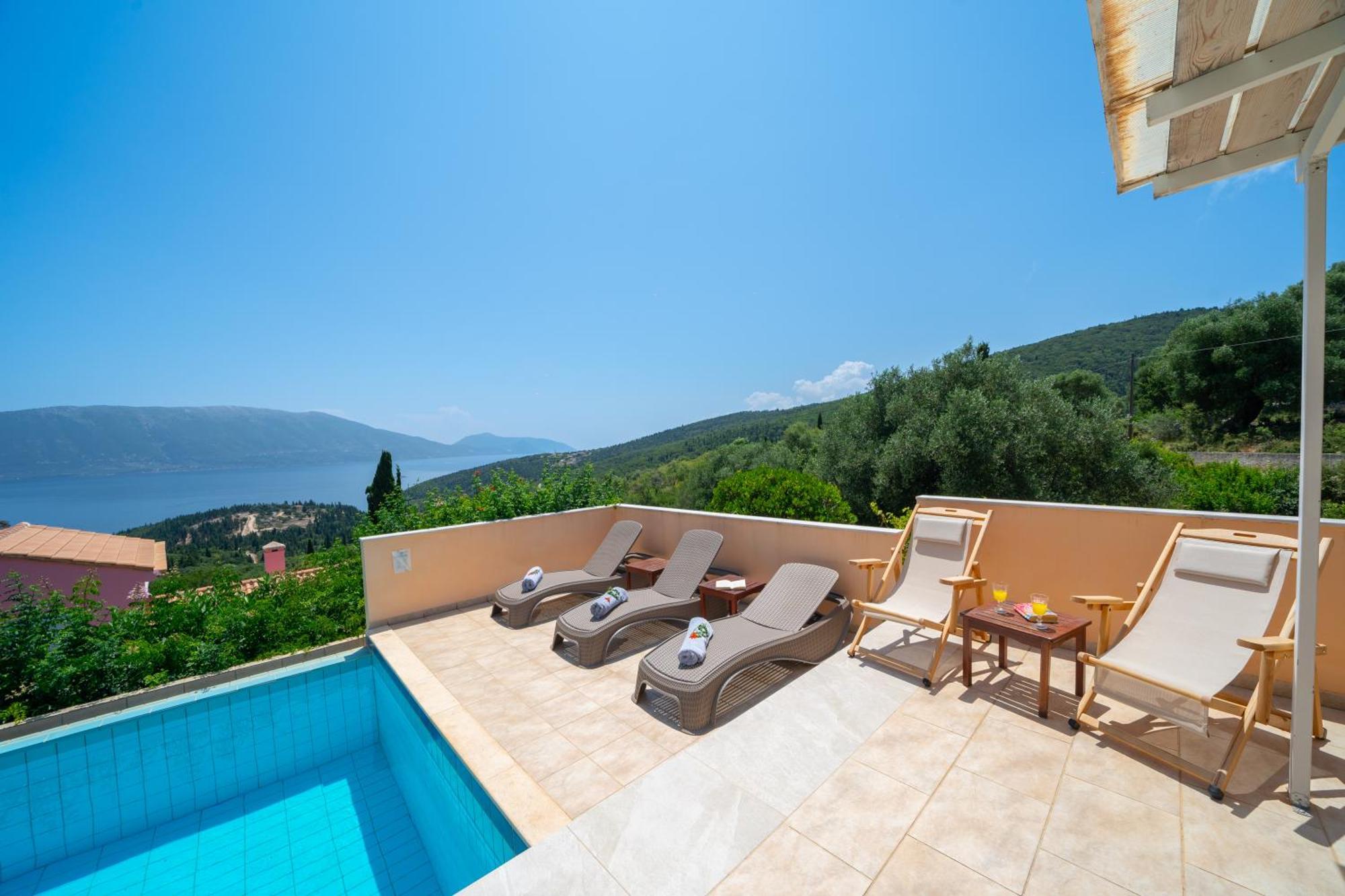 Villa Apollo Up To 8Px, Private Pool フィスカルドン エクステリア 写真